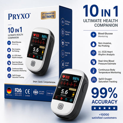 2026 Pryxo™ second generation 10-in-1 smart blood medical instrument
