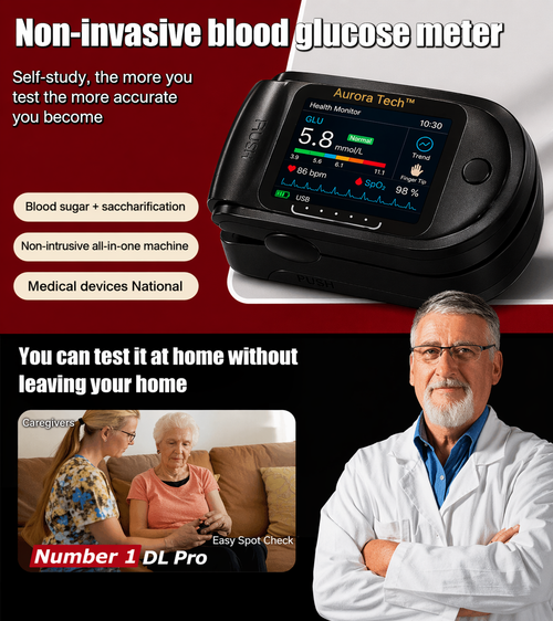 🩺Aurora Tech™ Non-Invasive AI Blood Sugar Analyzer | High-Precision 99.9% Accuracy | TGA Certified